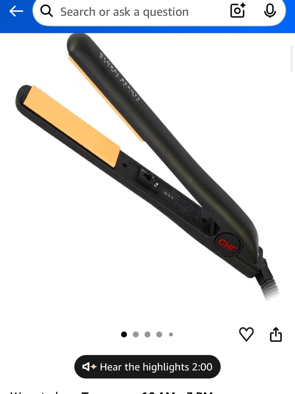Chi 1” Hair Straightener